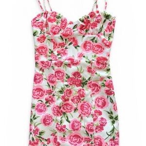 Zara Floral Print Cami Mini Dress Women’s Size M